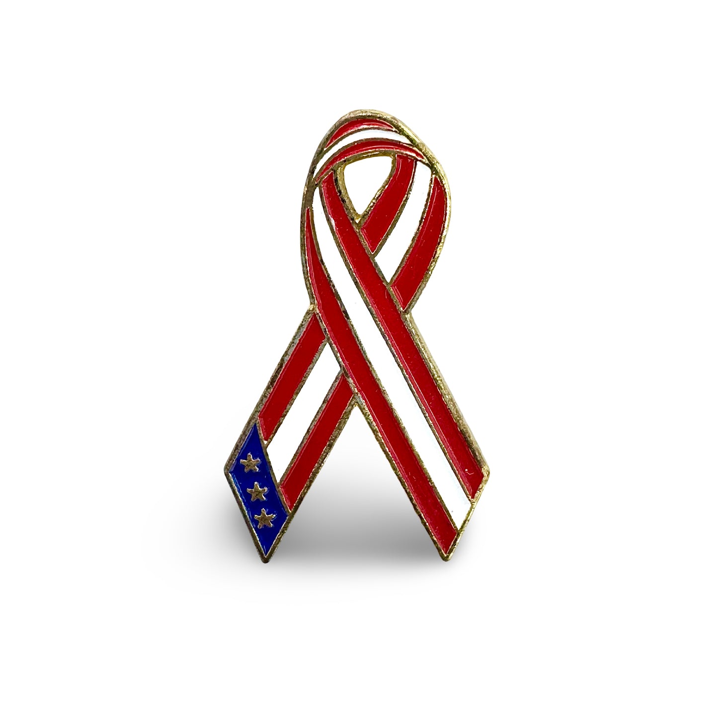 American Flag Enamel Ribbon