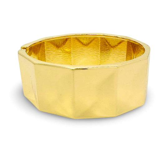 Inverted Rectangle Gloss Mirror Bangle