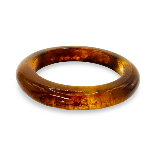 Thin Acetate Marbled Bangle