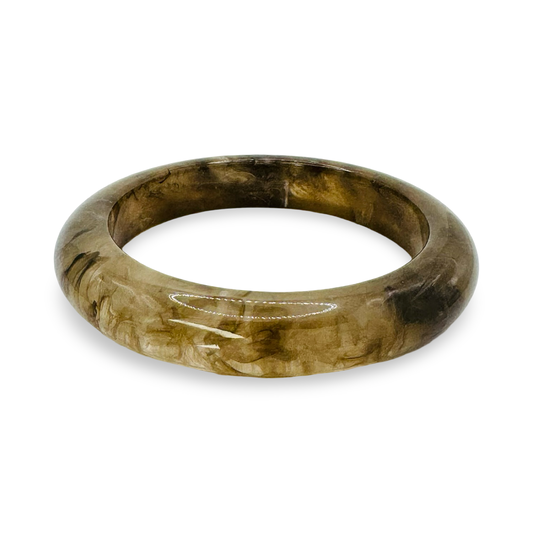 Thin Acetate Marbled Bangle