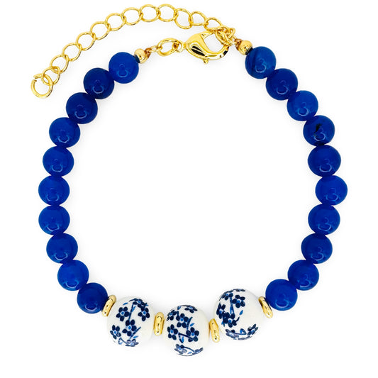 Chinoiserie Beaded Bracelet
