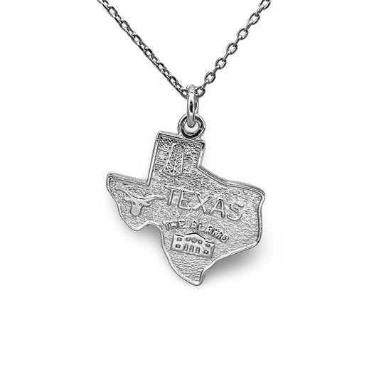 Small Texas Alamo State Necklace