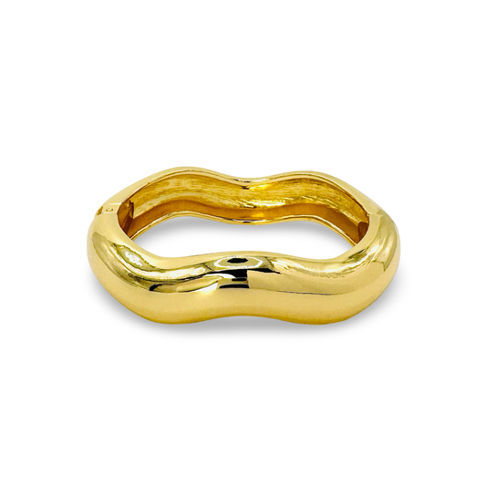 Medium Glossy Wave Bangle