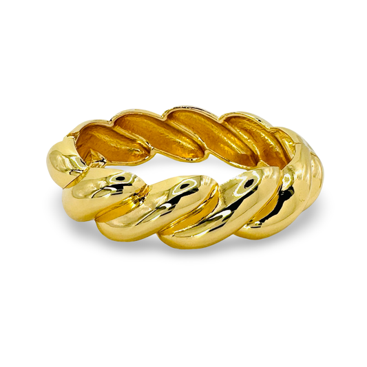 Medium Gloss Braided Bangle