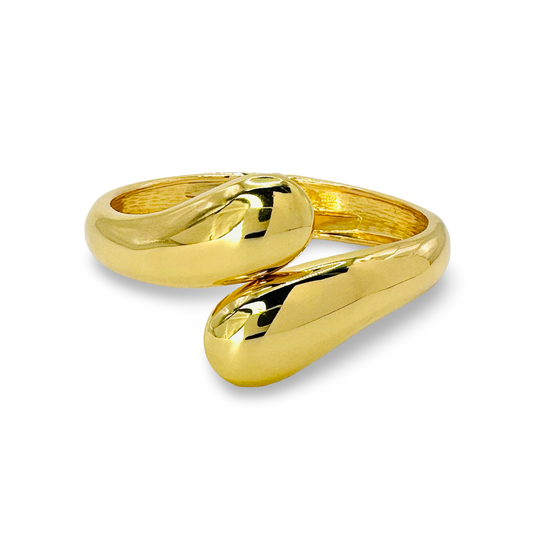 Glossy Swing Past Cuff Bangle