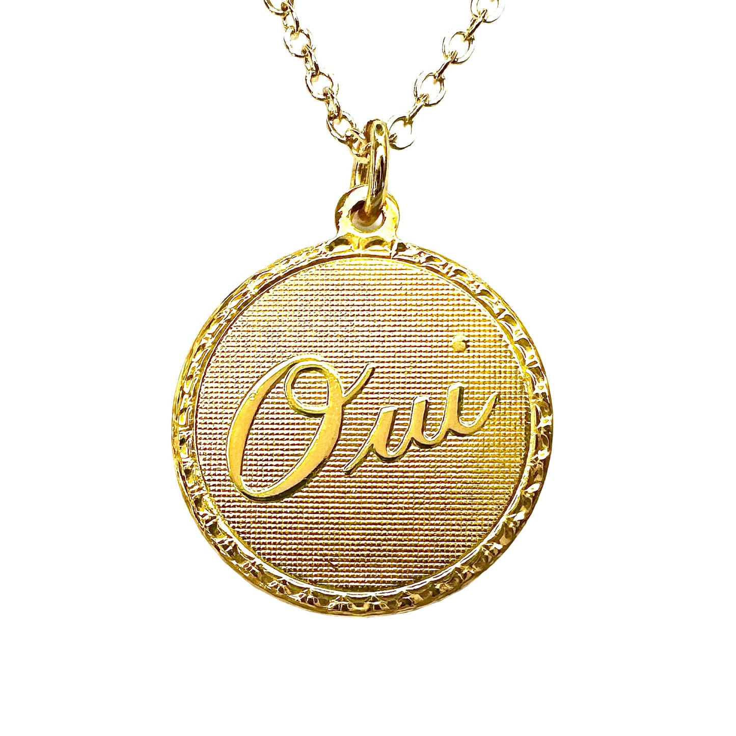 Oui Vintage Coin Necklace