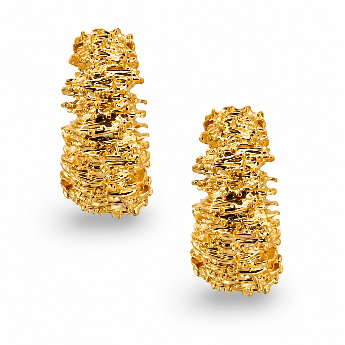 Coral Reef Hoop Earrings