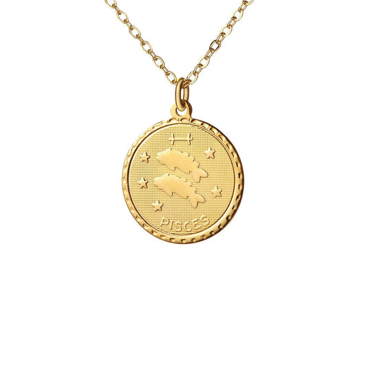 Zodiac Coin Necklace