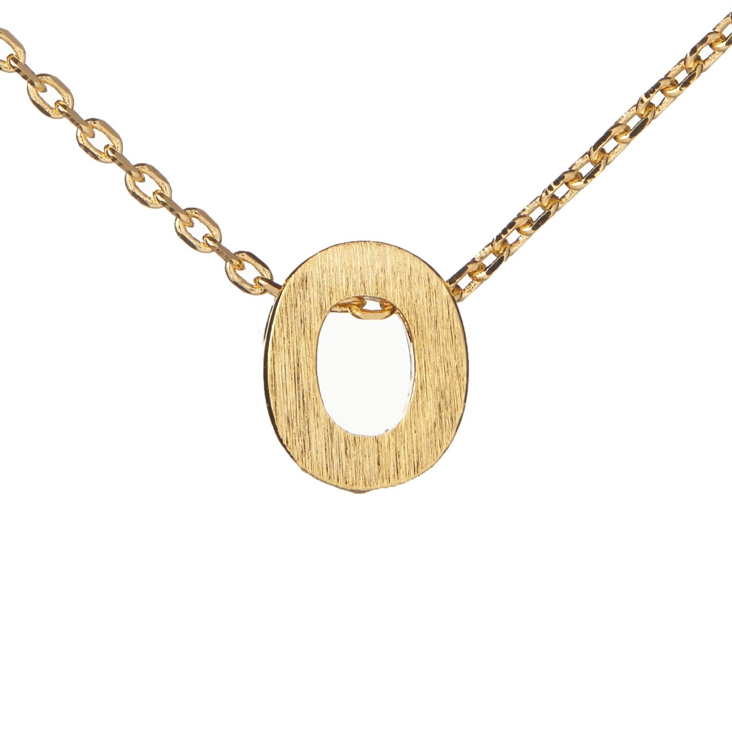 Block Slide Monogram Necklace