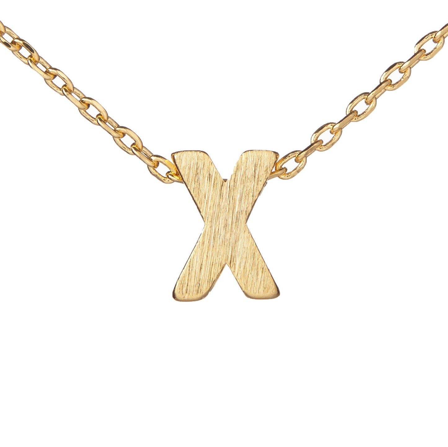 Block Slide Monogram Necklace