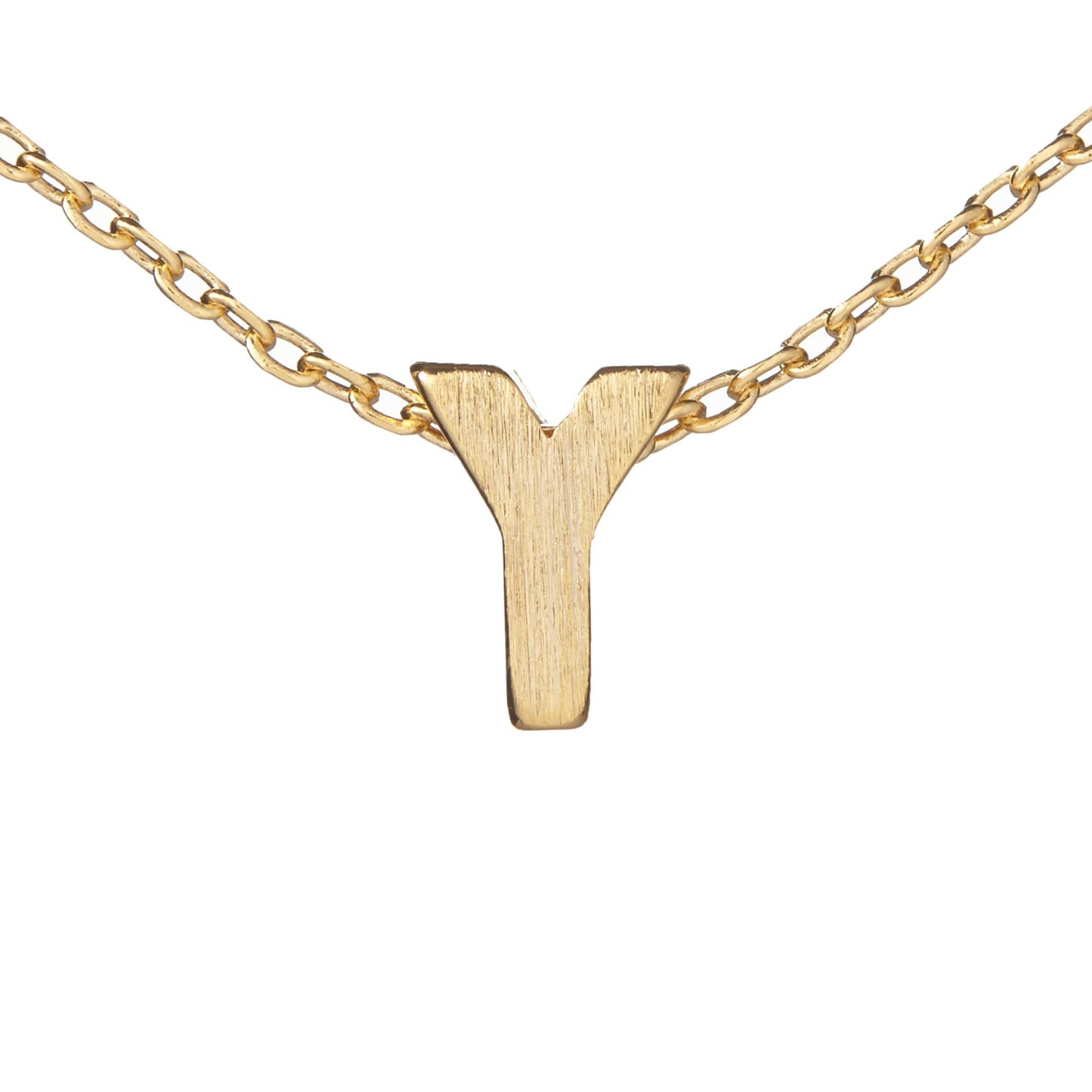 Block Slide Monogram Necklace