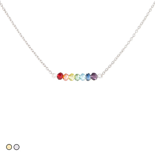 Chakra Rainbow Stones (Gold and Silver)
