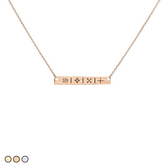 Symbol Bar (Silver, Gold, Rose Gold)