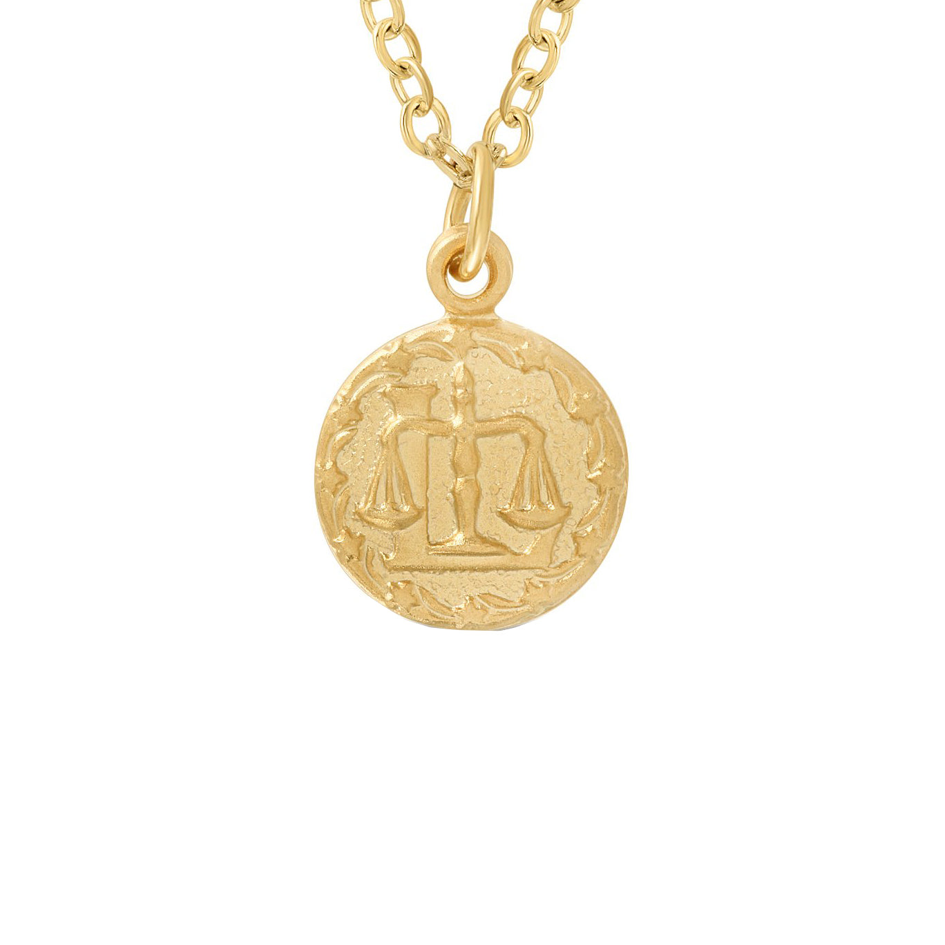 Tiny Zodiac Token Necklace