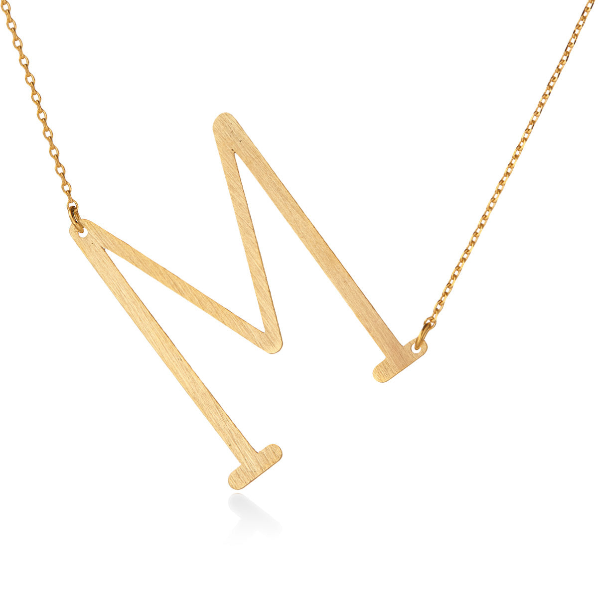 Large Angled Serif Monogram Necklace Program (Kit of 17)