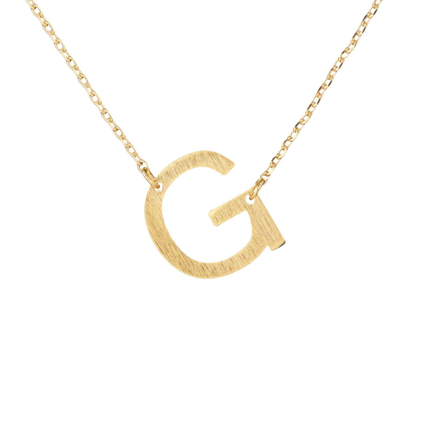 Angled Monogram Necklace