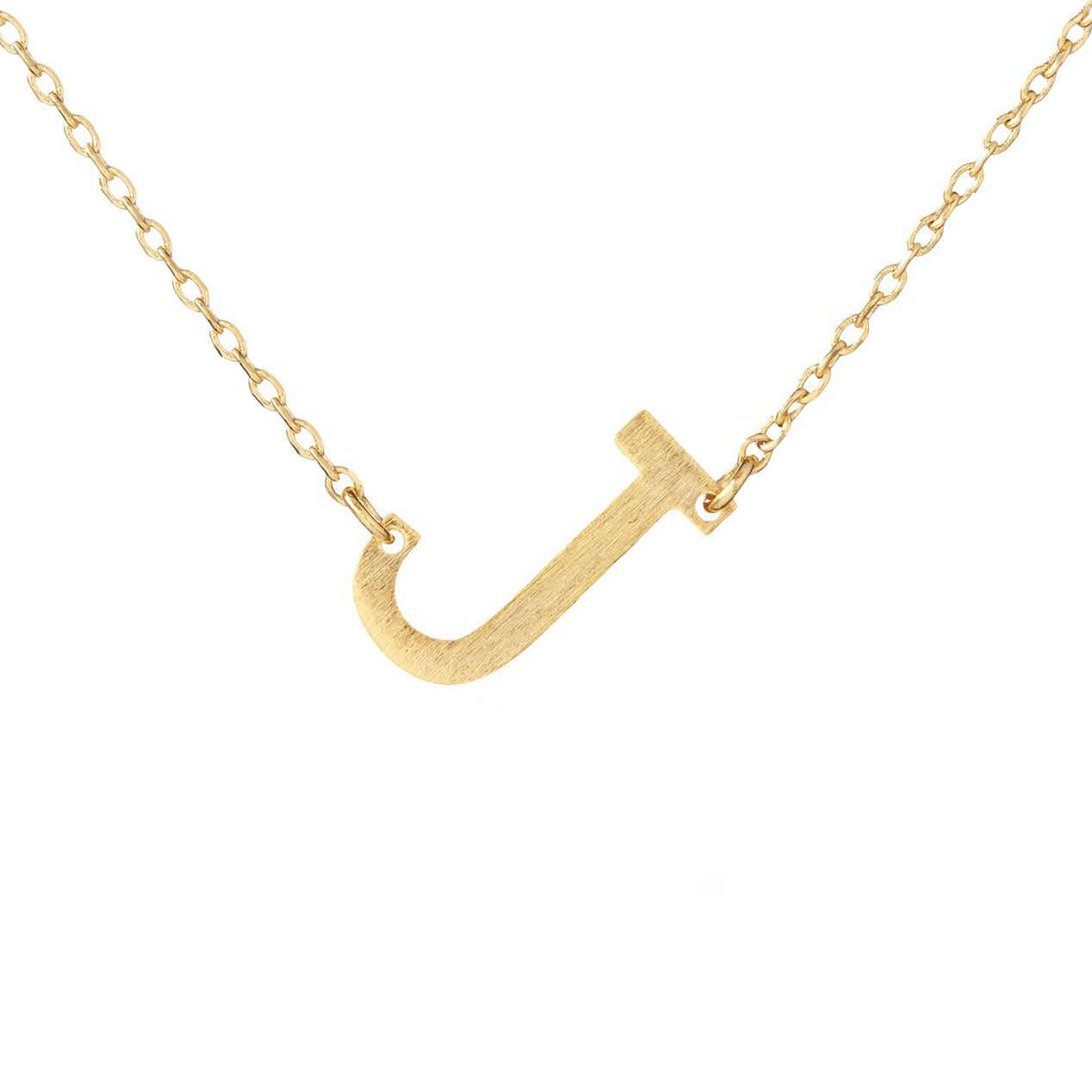 Angled Monogram Necklace