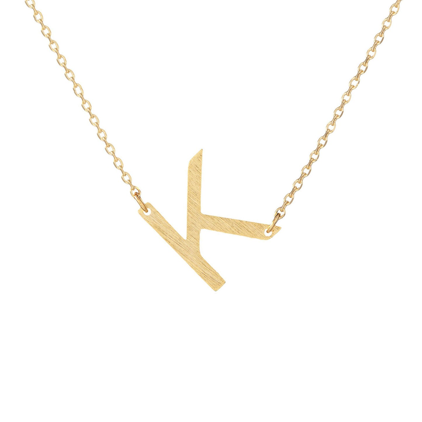 Angled Monogram Necklace