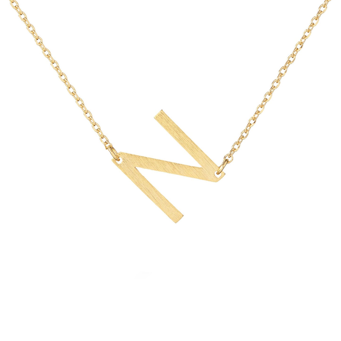 Angled Monogram Necklace