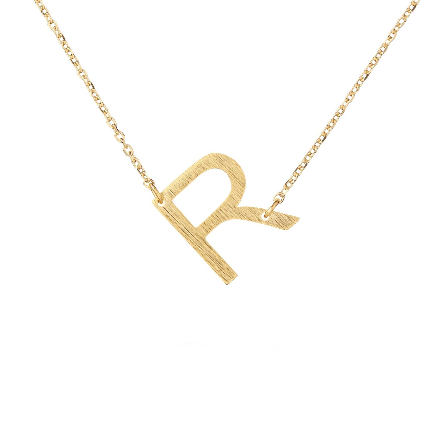 Angled Monogram Necklace