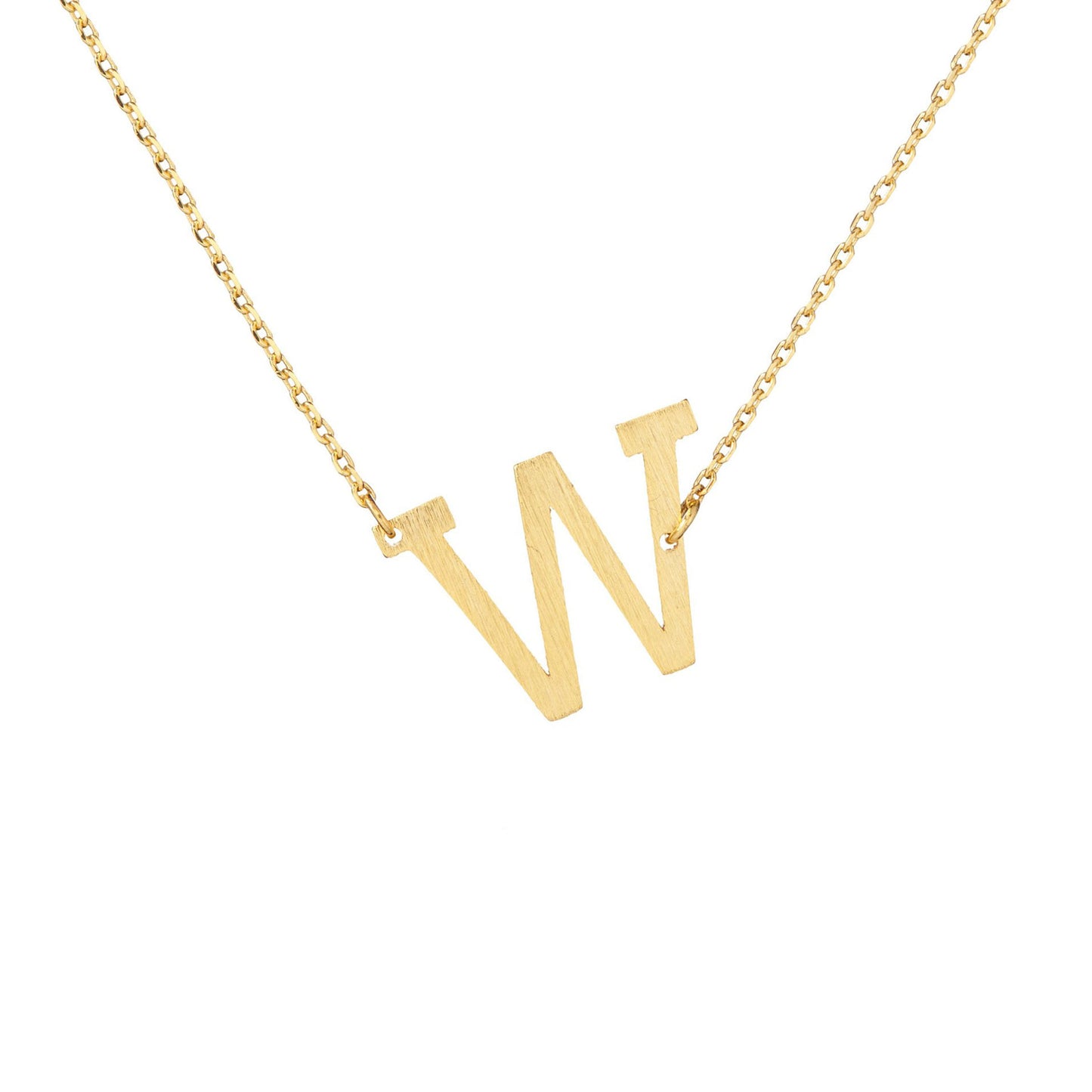 Angled Monogram Necklace