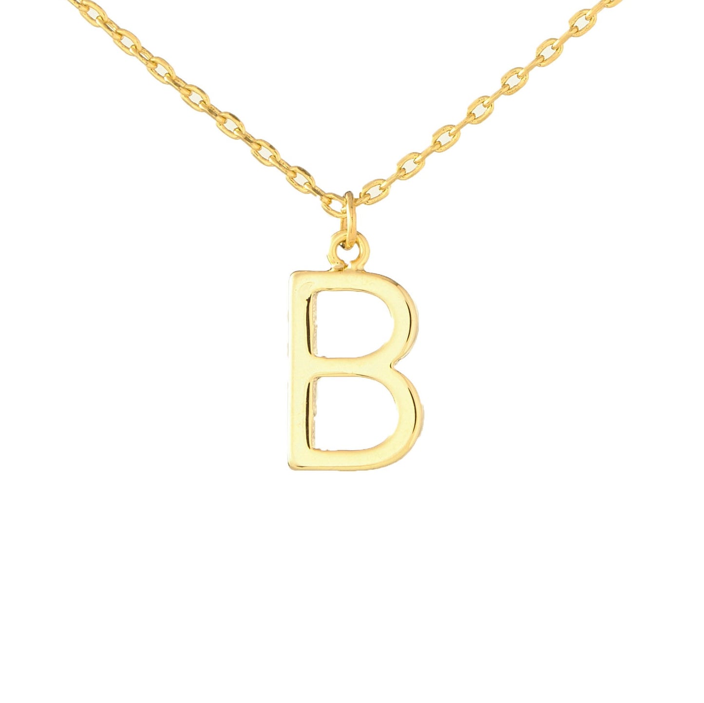 Modern Minimalist Monogram Necklace