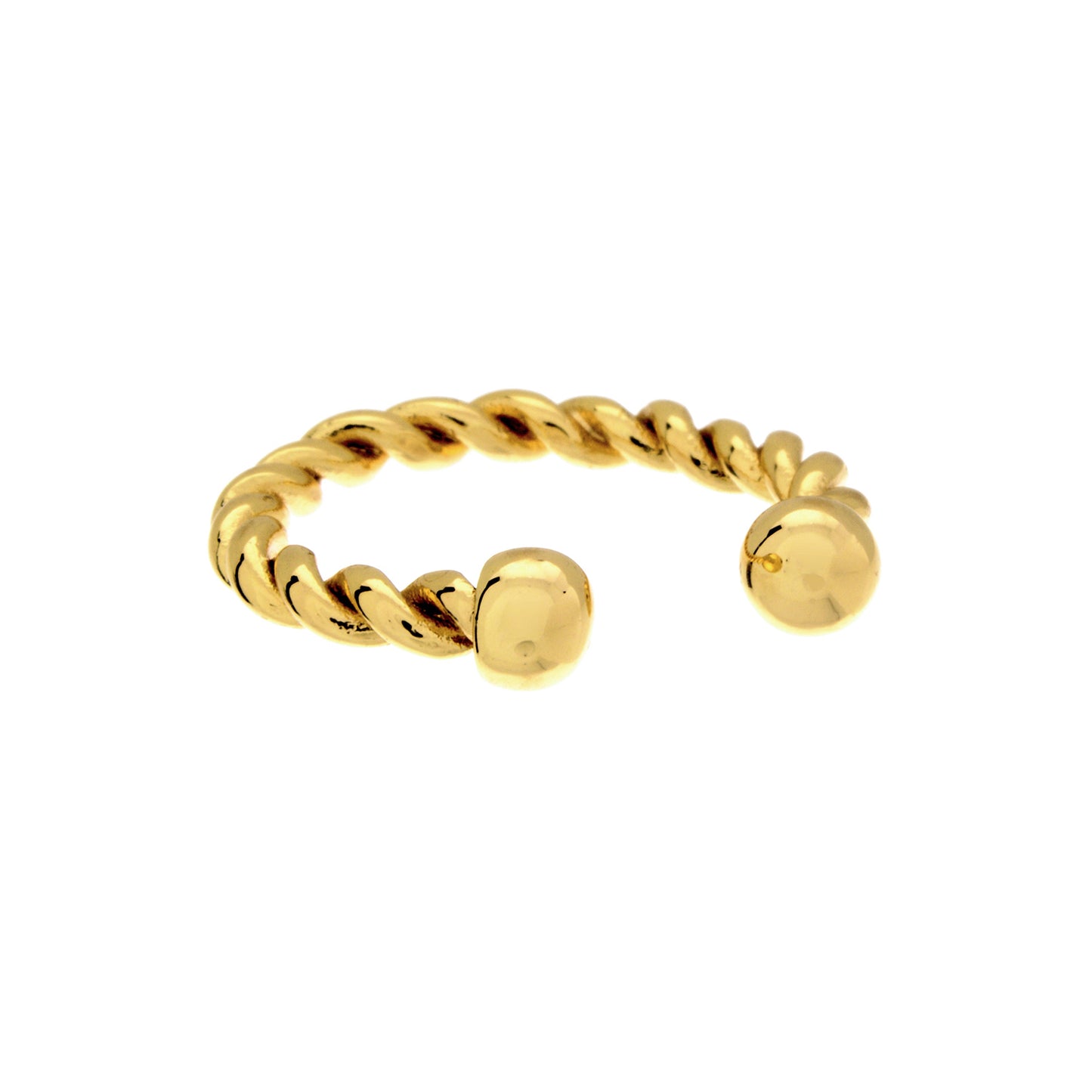 Cable Twist Meet Me Ring