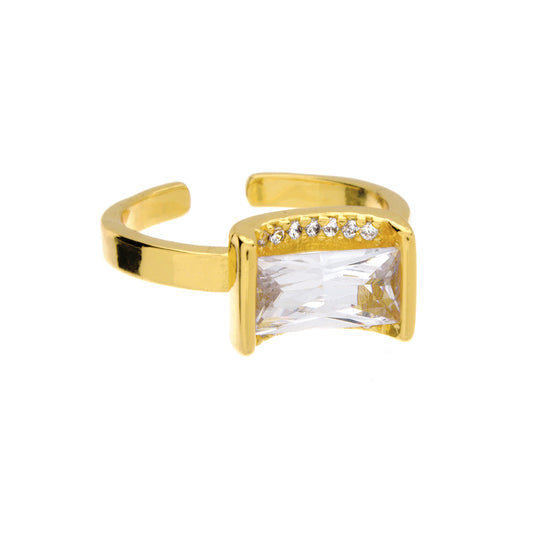 Cubic Zirconia Chaise Ring