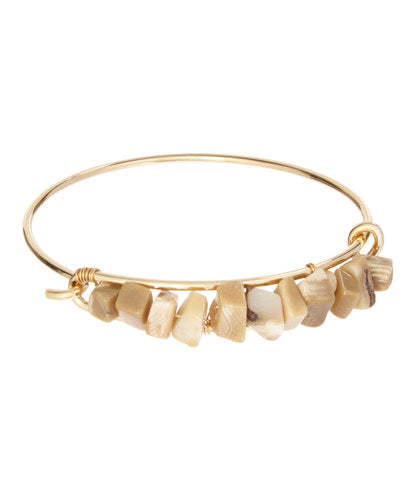 Crystal Stone Bangle (12 Color Options)