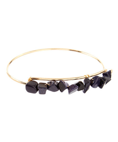 Crystal Stone Bangle (12 Color Options)