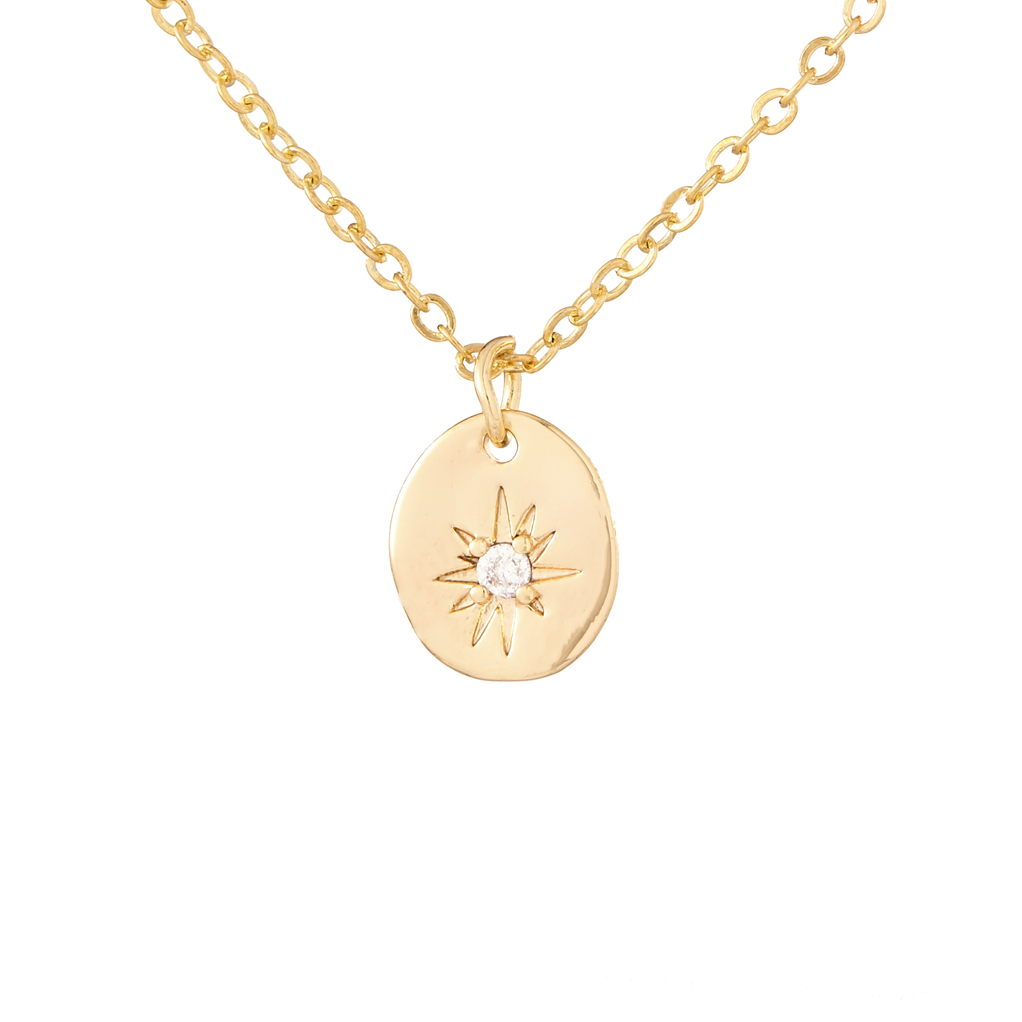 Medium Sparkle North Star Necklace