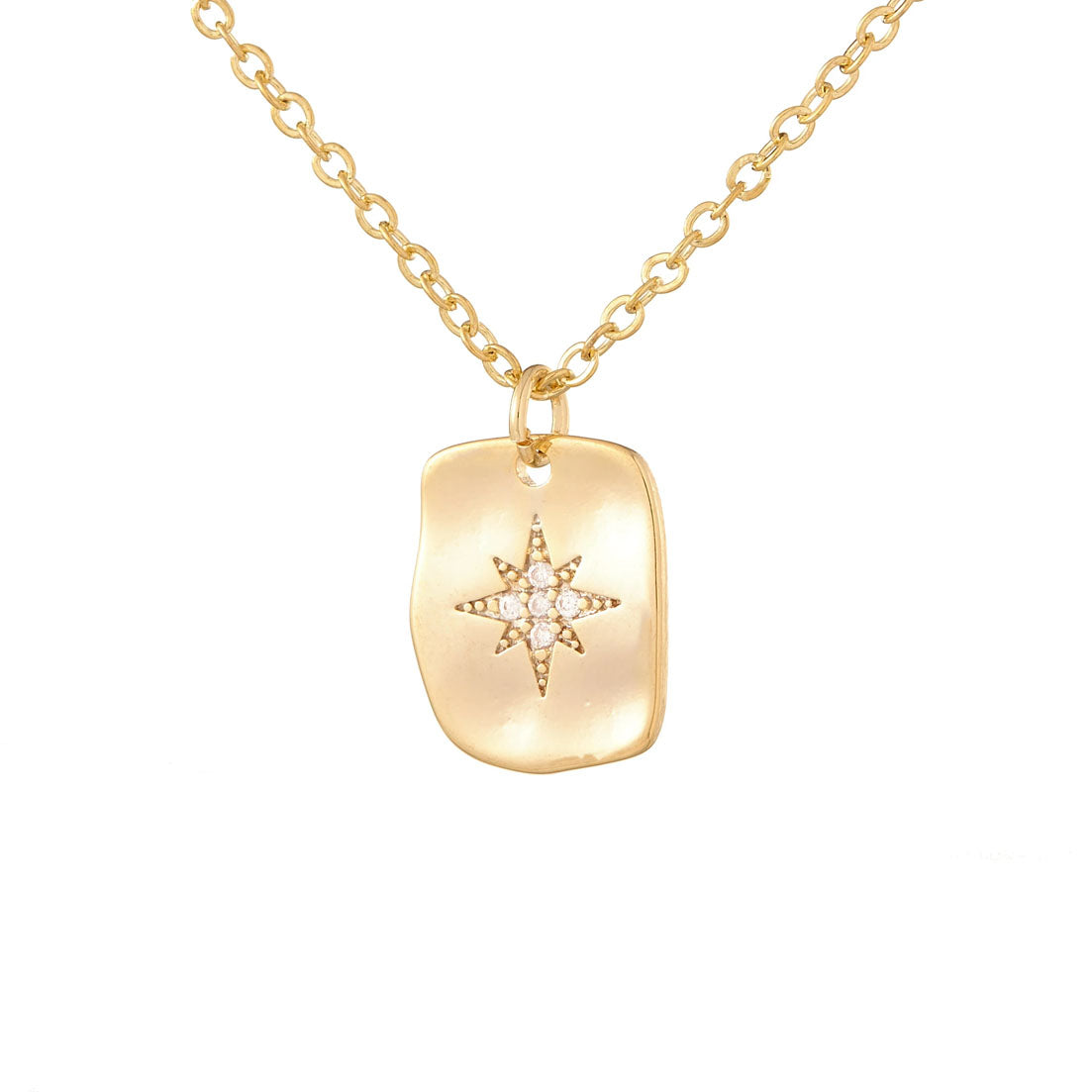 Large Sparkle North Star Necklace