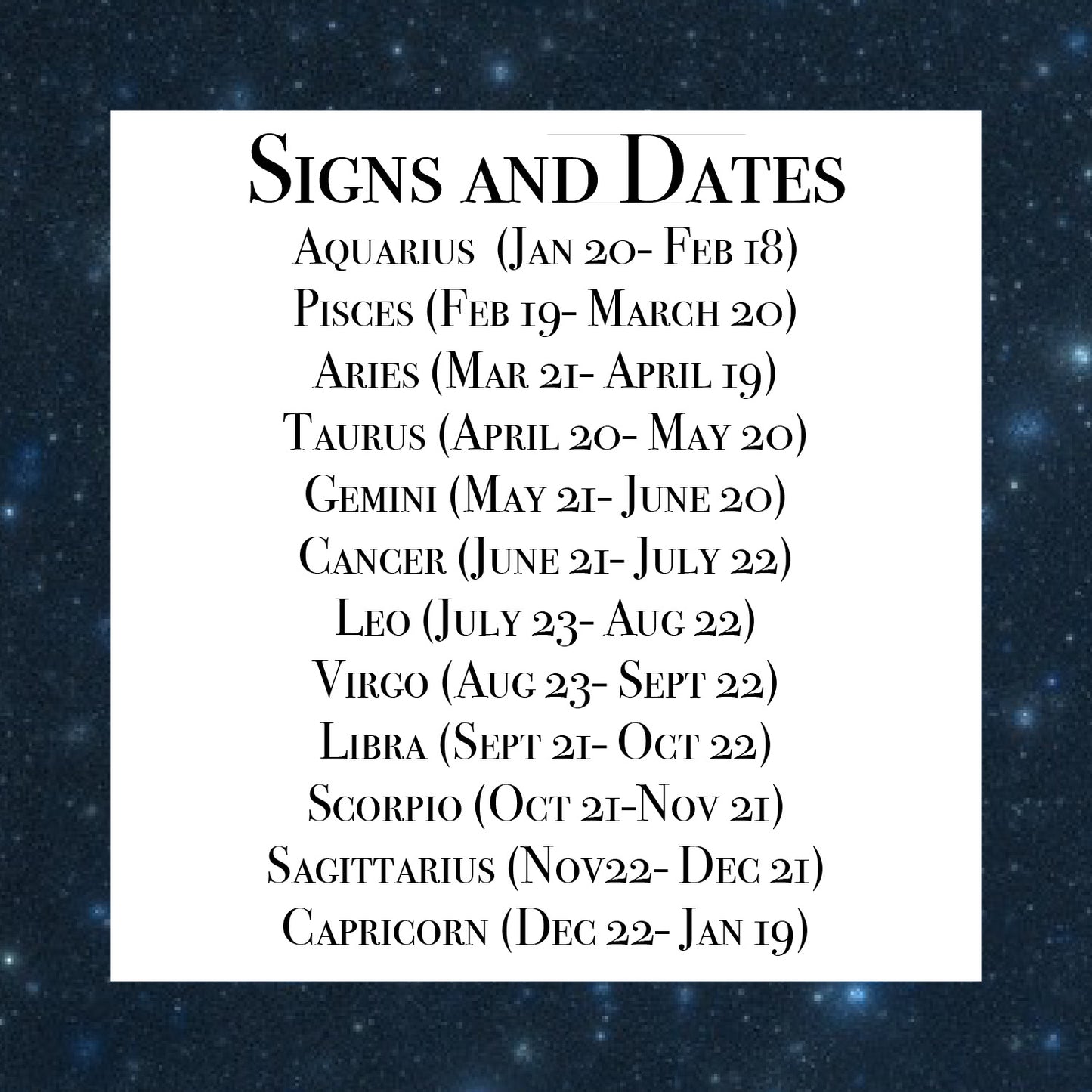 Constellation Program (Kit of 24)