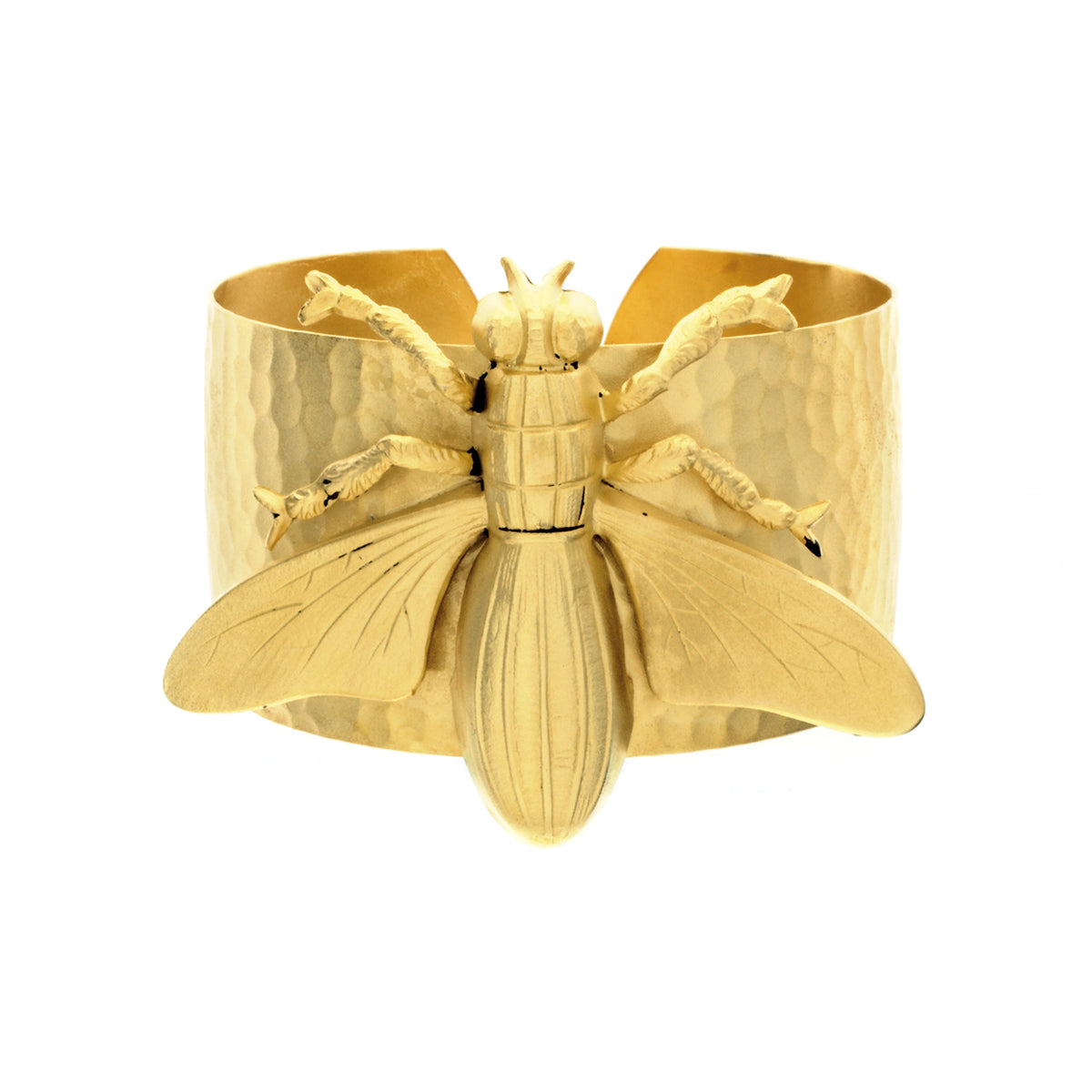 Fly Hammered Cuff Bracelet