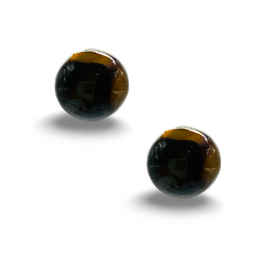 Animal Print Ball Stud Earrings