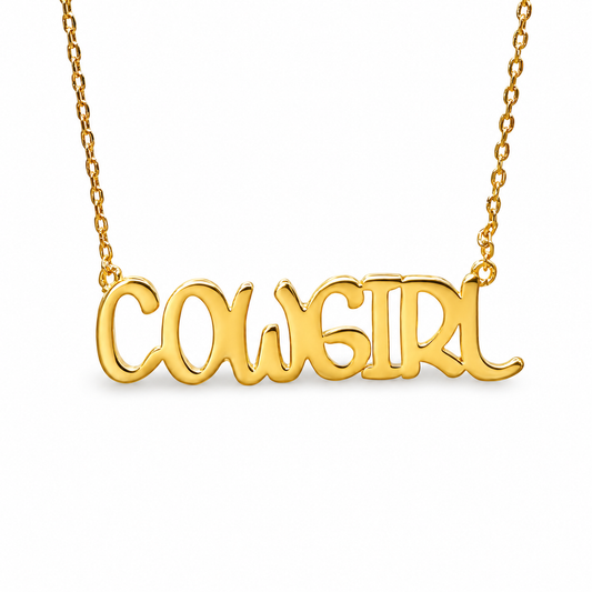 Cowgirl Festoon Necklace — approved Western Default Title shiny gold product photo — 22805
