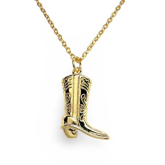 Tall Boot Necklace