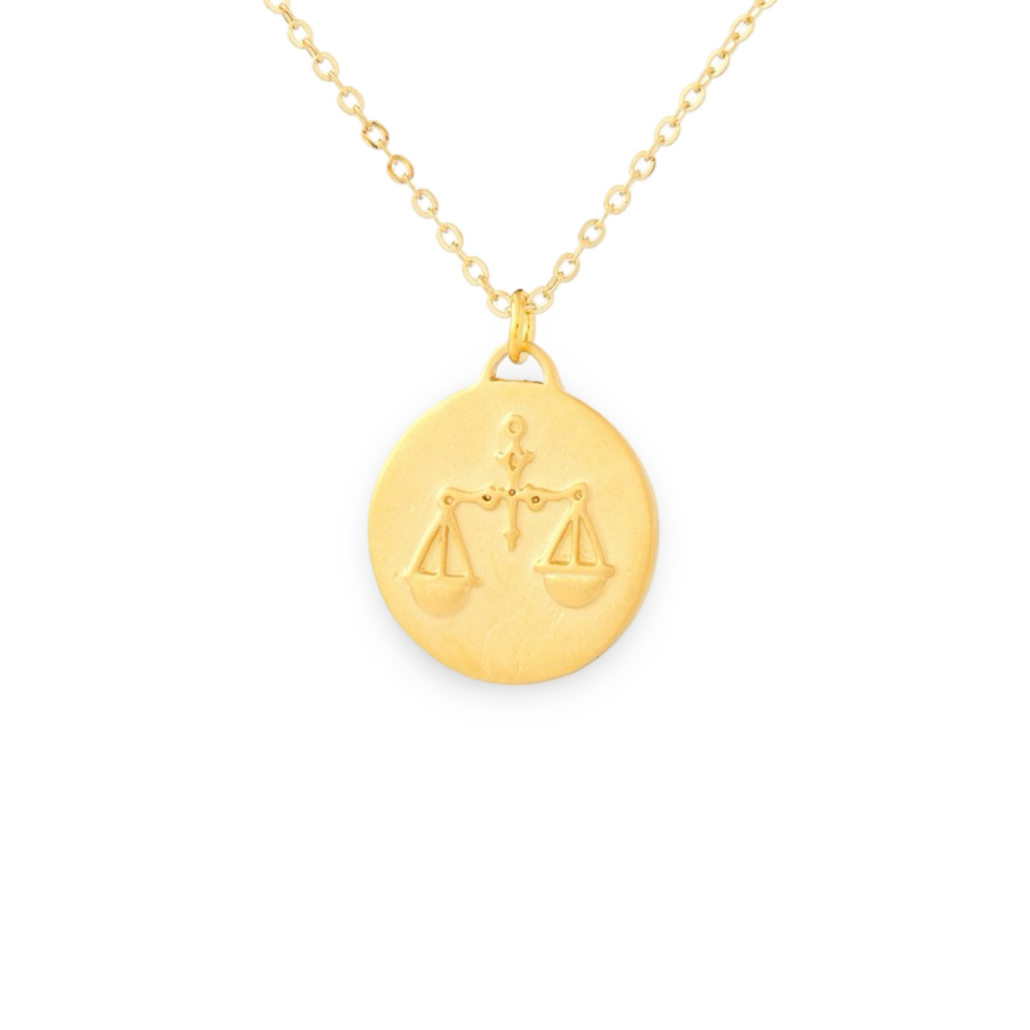 Bronze Zodiac Coin Necklace