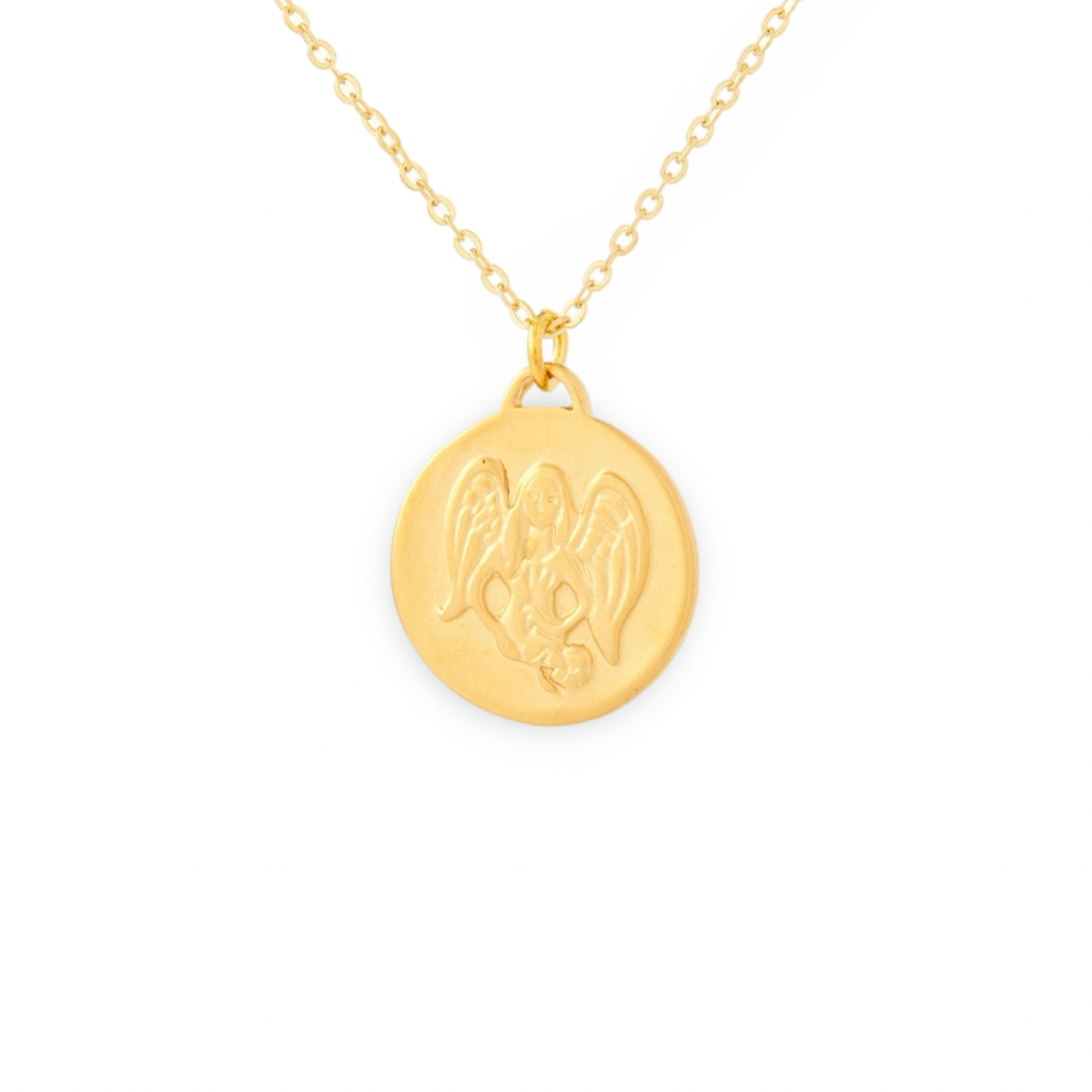 Bronze Zodiac Coin Necklace