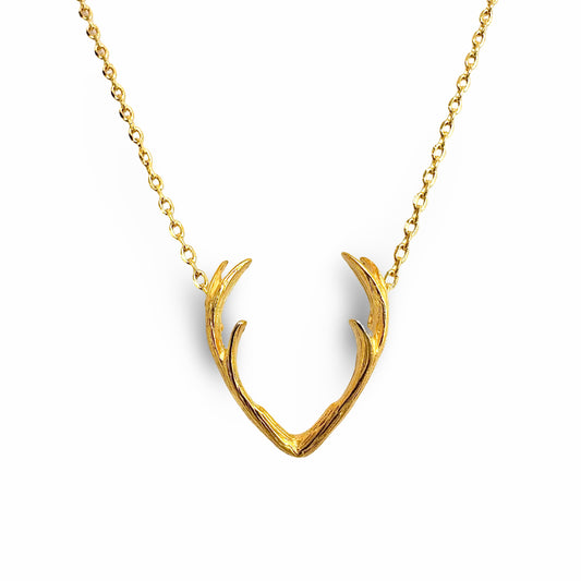 Delicate Antler Necklace