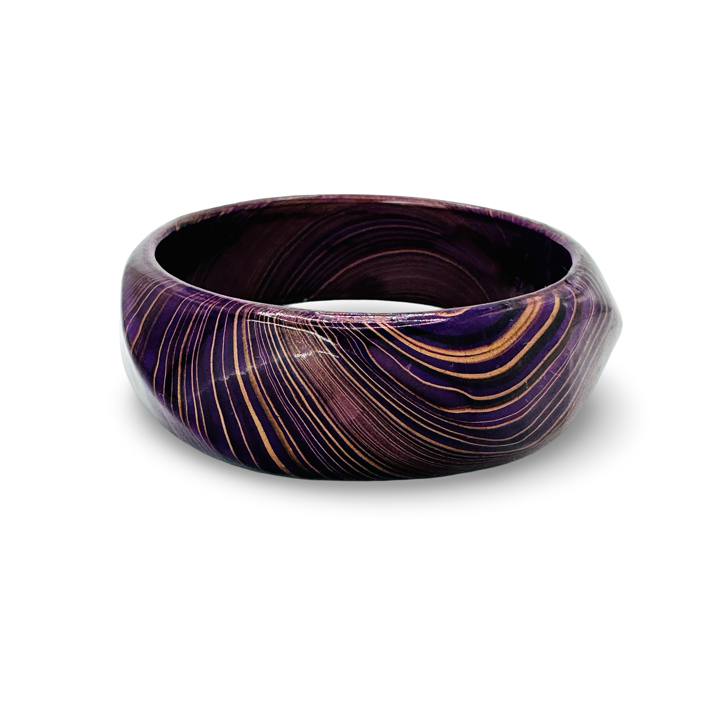 Medium Marble Decoupage Bangle