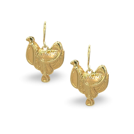 Small Saddle French Wire Earring