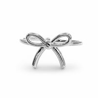 Thin Tight Gloss Bow Ring
