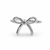 Thin Tight Gloss Bow Ring