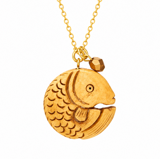 Carved Fish Necklace