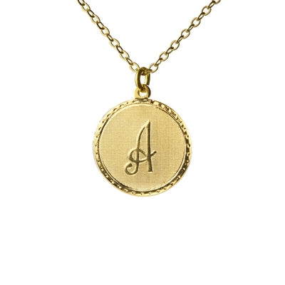 Vintage Monogram Coin (Individual Letters)