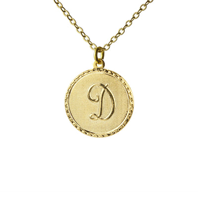 Vintage Monogram Coin (Individual Letters)