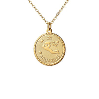 Zodiac Coin Necklace
