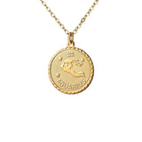Zodiac Coin Necklace