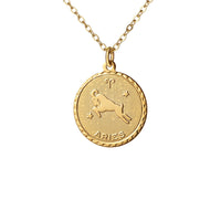 Zodiac Coin Necklace